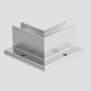 Celosklenené zábradlie-roh. profil-vrchné kotvenie