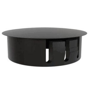 Záslepka pre AL profil - čierna, PVC, D33mm