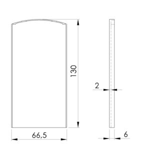 Záslepka pre profil AL/0004-UnoXL-S-E