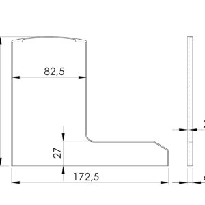 Záslepka pre profil AL/0018-S-E