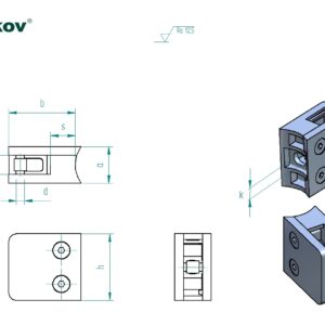 Držiak výplne skla Model 210P