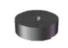 EPDM páska čierna samolepiaca 3x20x5000mm