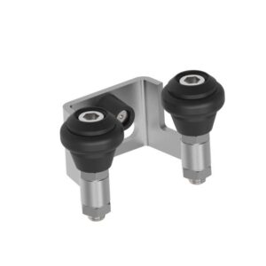 Horný nábeh, Inox, b60mm, black rubber