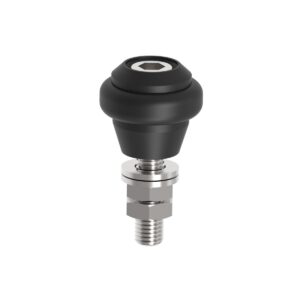 Koliesko-nylonové s gumovým prstencom, INOX