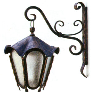Lucerna na stenu dekoratívna 460x400mm, Fe, patina