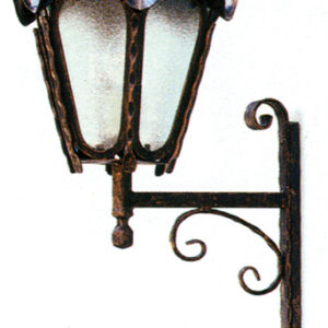 Lucerna na stenu dekoratívna 630xD330mm, patina