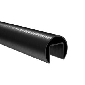 Madlo hlinikové-držiak skla, BLACK ELOX