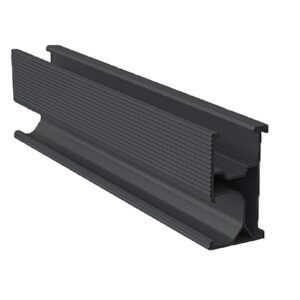 Montážny profil hliníkový R52-3000 čierny