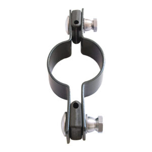 Objímka priebežná na stĺpik D48mm ZnPVC RAL 7016