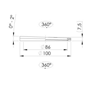 Podložka - uhlovo nastaviteľná