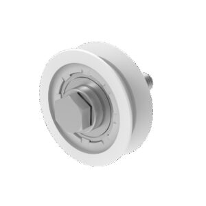 Pojazdové koliesko nylonové - V, INOX, D60mm