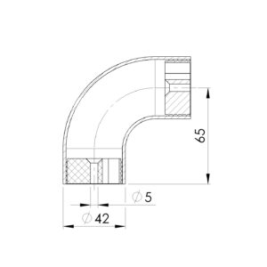 Prechod madla - koleno/drevo