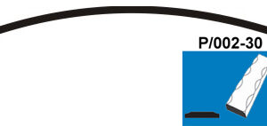 Predhnutý oblúk P/002B-30x5, P200, L2450mm