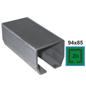 Profil vodiaci spodný Zn, 94x85x5mm, L3m