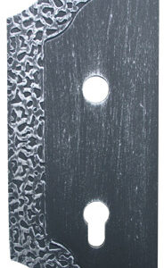 Štítok bránový zdobený ľavý 265x105, t3mm, 85mm