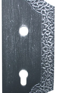 Štítok bránový zdobený pravý 265x105, t3mm, 85mm