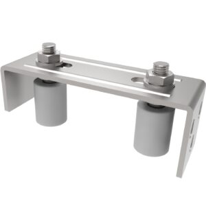 Vedenie horné 2 rolky, INOX, 165x57mm, D30