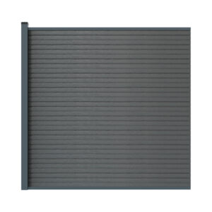 WPC plotový set so stĺpikom 1850mm AURORA sivá