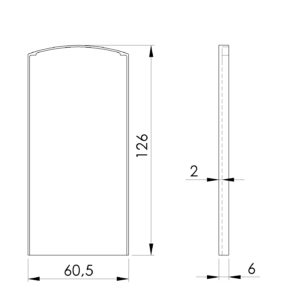 Záslepka pre profil AL/0004-LIGHT-S-E