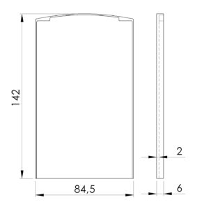 Záslepka pre profil AL/0008-ProXL-S-E