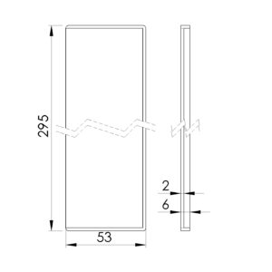 Záslepka pre profil AL/0011-N-E pre schody
