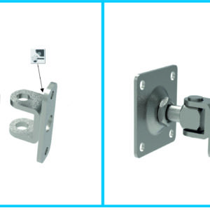 Záves - platňa, Fe, 30x90x5mm