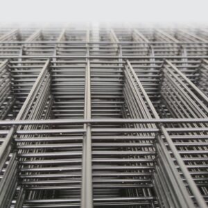 Zváraný plotový panel 3D ZnPVC 2500x1230x4mm čierna matná