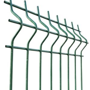 Zváraný plotový panel 3D ZnPVC 2500x1530x5mm zelená